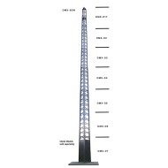 WADE DMX-60N 60 Foot Standard Duty Self-Supporting Tower