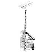 WADE ANTENNA DMXB-06 15.8-METER (52-FT) BRACKETED TOWER PACKAGE