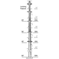 WADE 30' TELESCOPING ANTENNA MAST